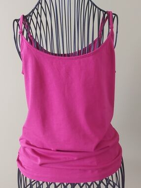 LOFT Burgundy Color  Tank Top, 95% Cotton & 5% Spandex
